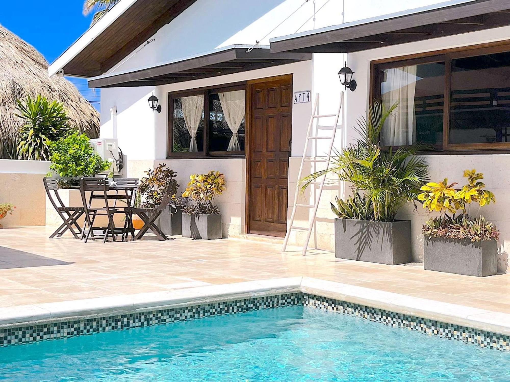 Aruba Lagunita Villa Palm Beach Oda fotoğraf